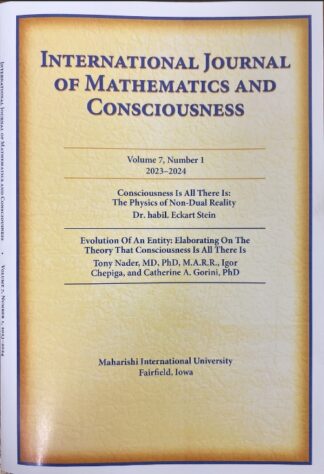International Journal of Mathematics and Consciousness Vol. 7